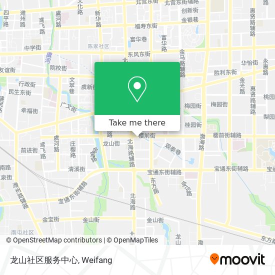 龙山社区服务中心 map