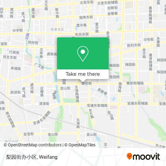 梨园街办小区 map