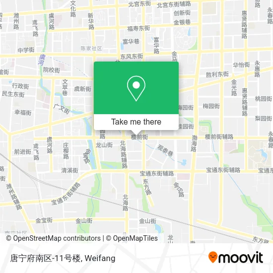 唐宁府南区-11号楼 map