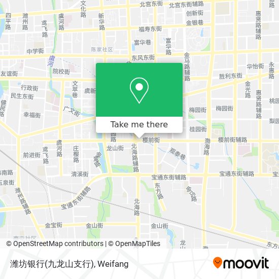 潍坊银行(九龙山支行) map