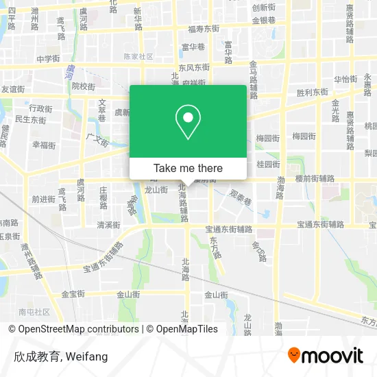 欣成教育 map