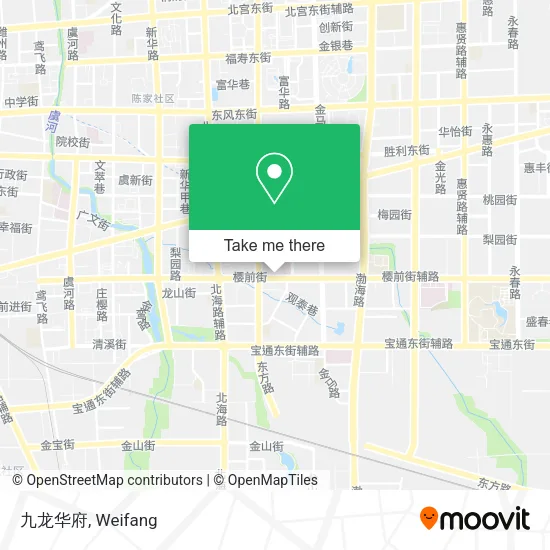 九龙华府 map