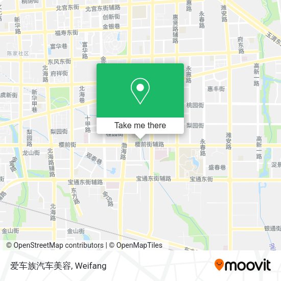 爱车族汽车美容 map