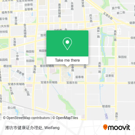 潍坊市健康证办理处 map