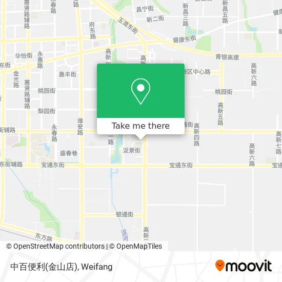 中百便利(金山店) map