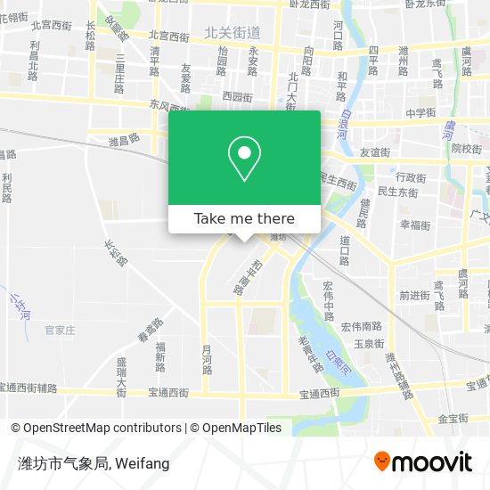 潍坊市气象局 map