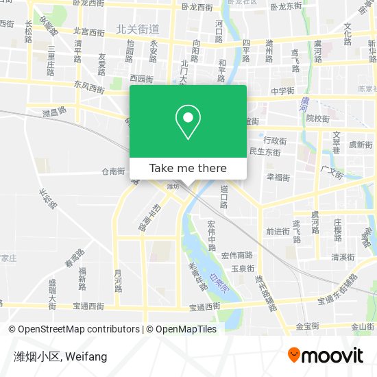 潍烟小区 map