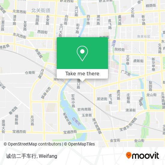诚信二手车行 map