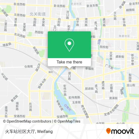 火车站社区大厅 map