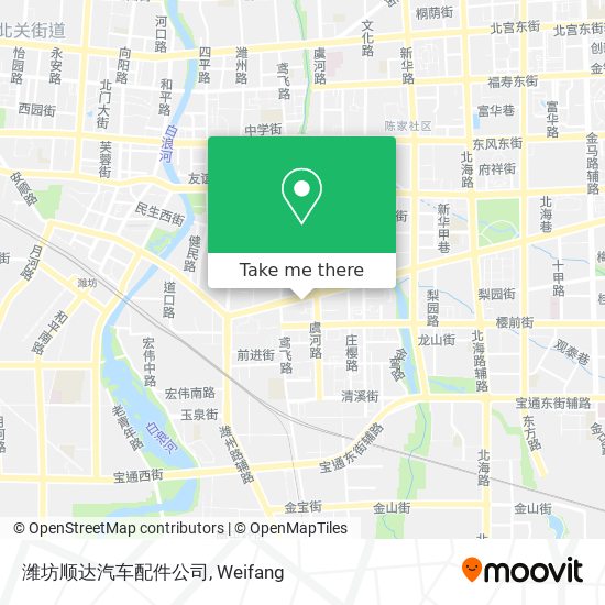 潍坊顺达汽车配件公司 map