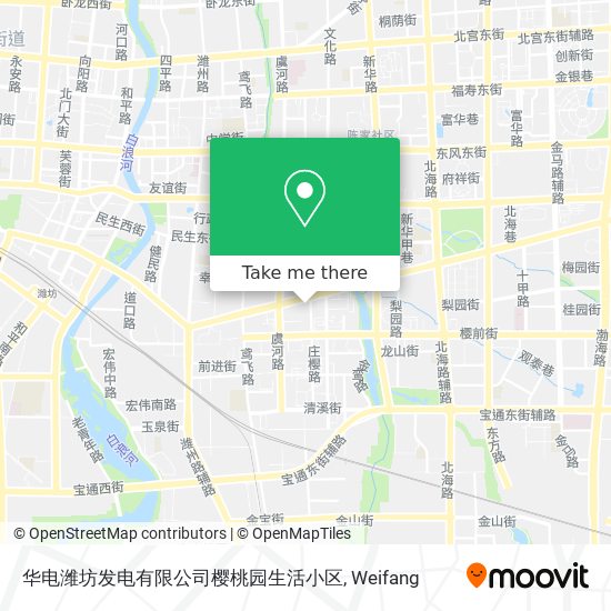 华电潍坊发电有限公司樱桃园生活小区 map