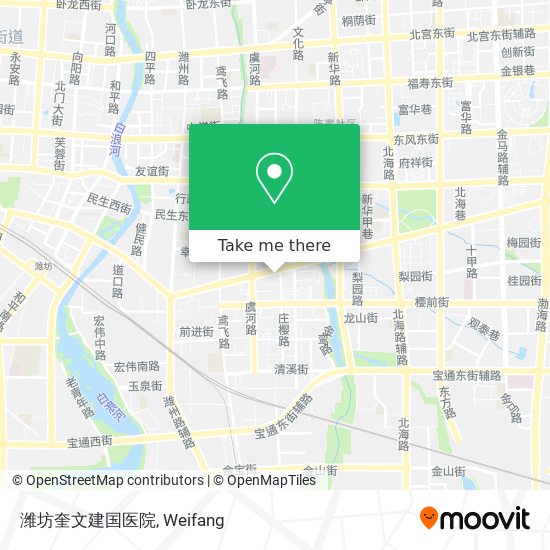 潍坊奎文建国医院 map