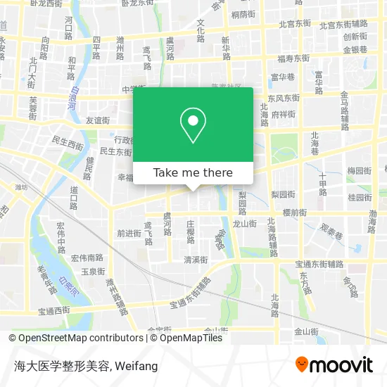 海大医学整形美容 map