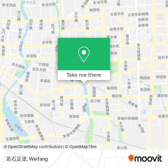 若石足道 map