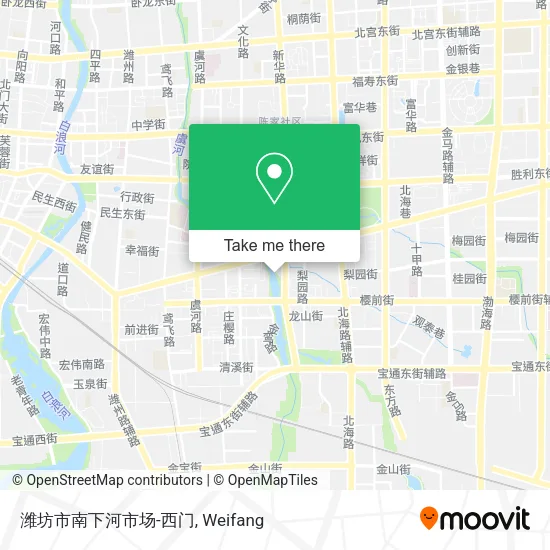 潍坊市南下河市场-西门 map