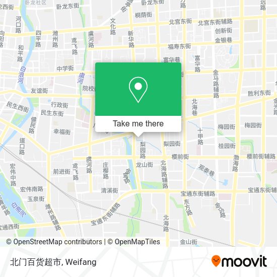 北门百货超市 map