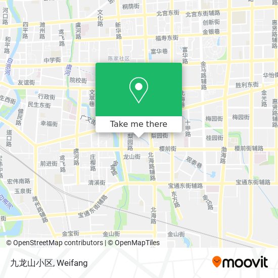 九龙山小区 map