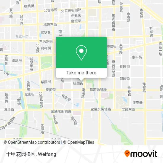 十甲花园-B区 map