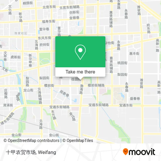 十甲农贸市场 map