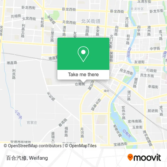 百合汽修 map