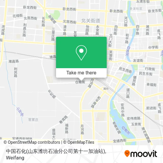 中国石化(山东潍坊石油分公司第十一加油站) map