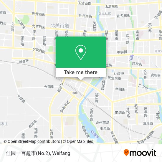 佳园一百超市(No.2) map