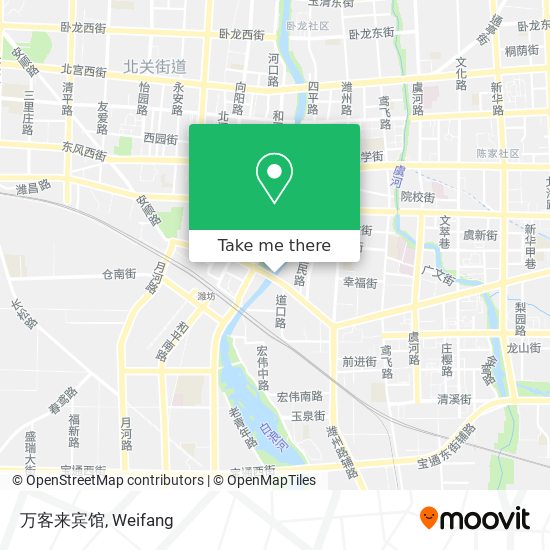 万客来宾馆 map