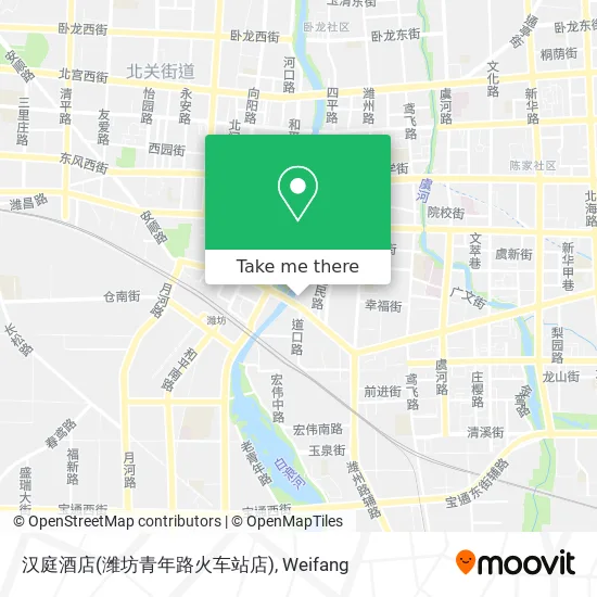 汉庭酒店(潍坊青年路火车站店) map