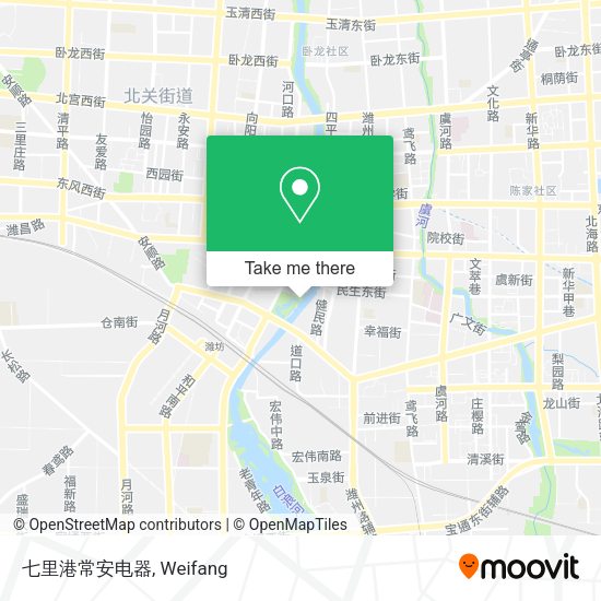 七里港常安电器 map