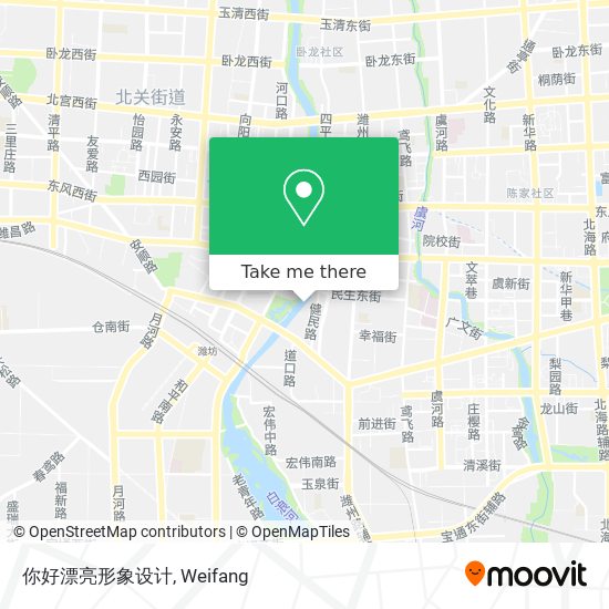 你好漂亮形象设计 map