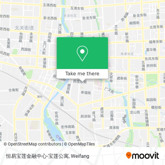 恒易宝莲金融中心-宝莲公寓 map