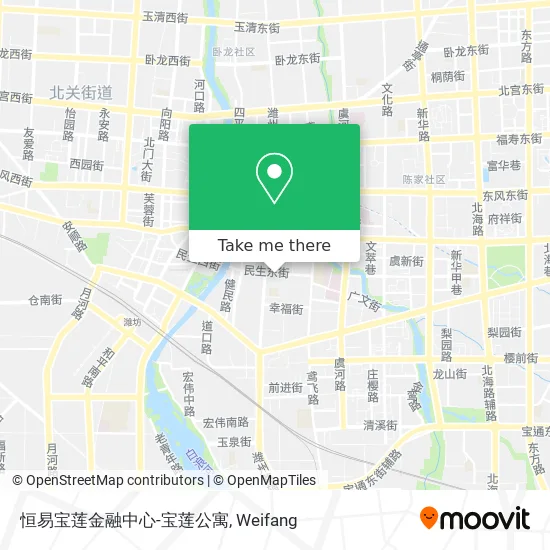 恒易宝莲金融中心-宝莲公寓 map
