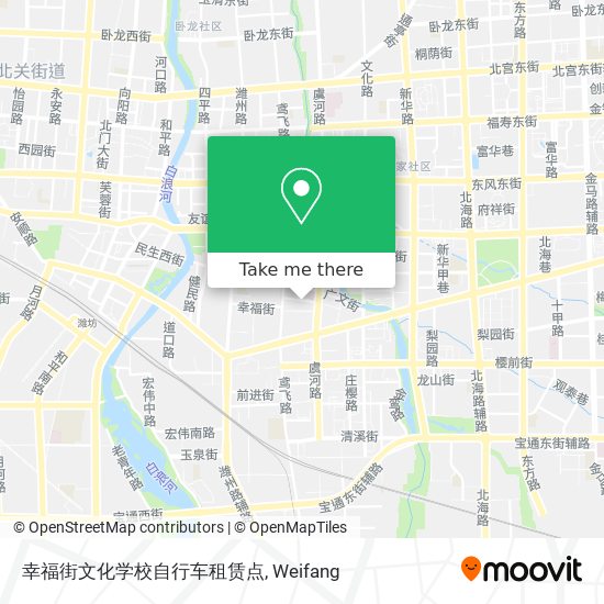 幸福街文化学校自行车租赁点 map