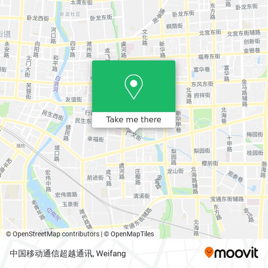 中国移动通信超越通讯 map