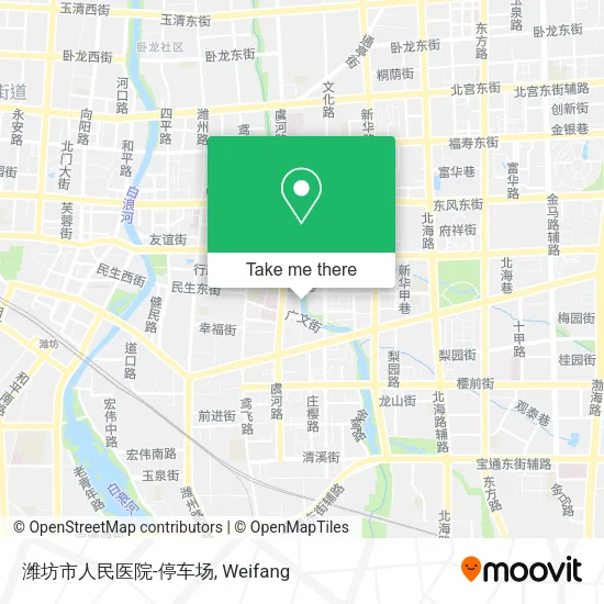 潍坊市人民医院-停车场 map
