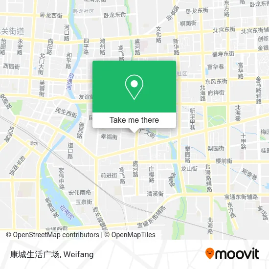 康城生活广场 map