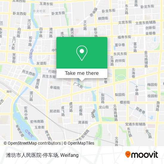 潍坊市人民医院-停车场 map