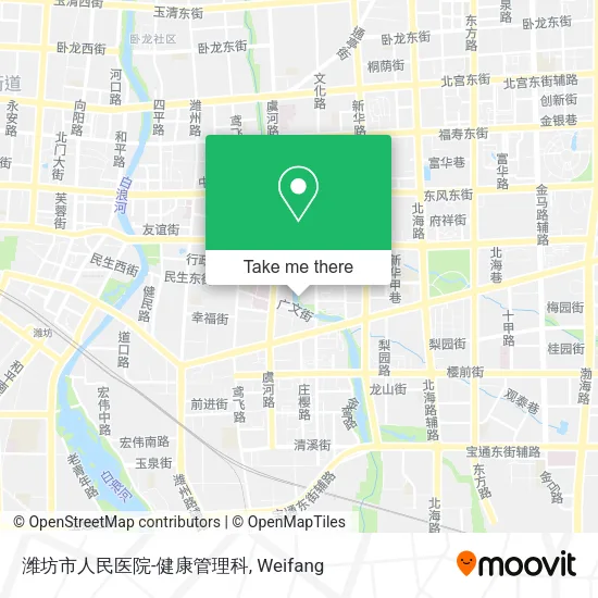 潍坊市人民医院-健康管理科 map