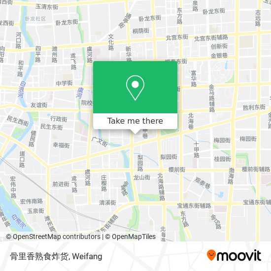 骨里香熟食炸货 map