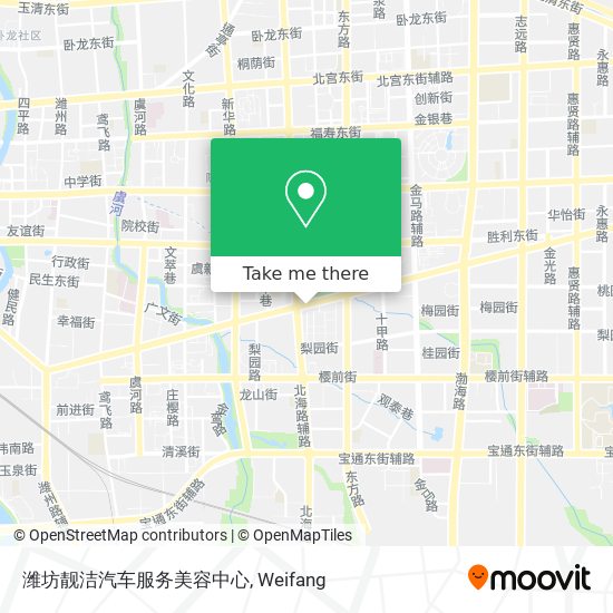 潍坊靓洁汽车服务美容中心 map