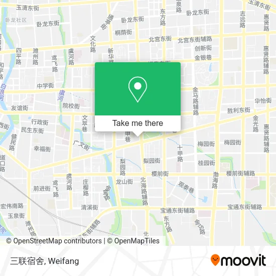 三联宿舍 map