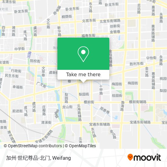 加州·世纪尊品-北门 map