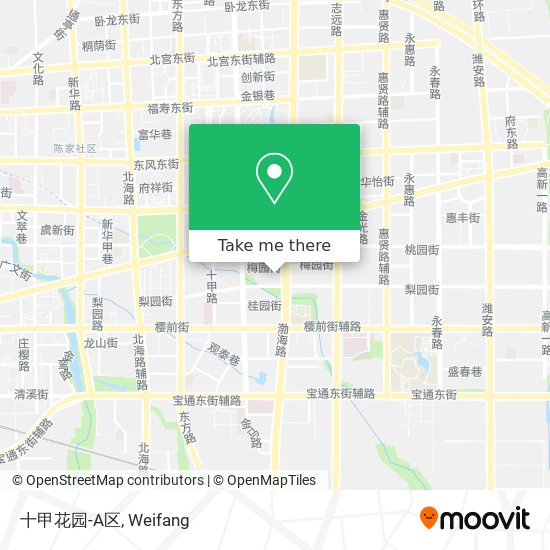 十甲花园-A区 map
