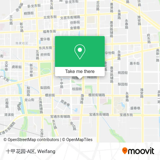 十甲花园-A区 map