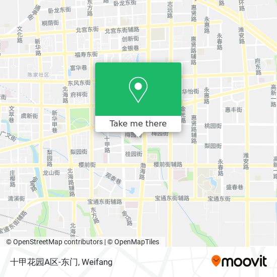 十甲花园A区-东门 map