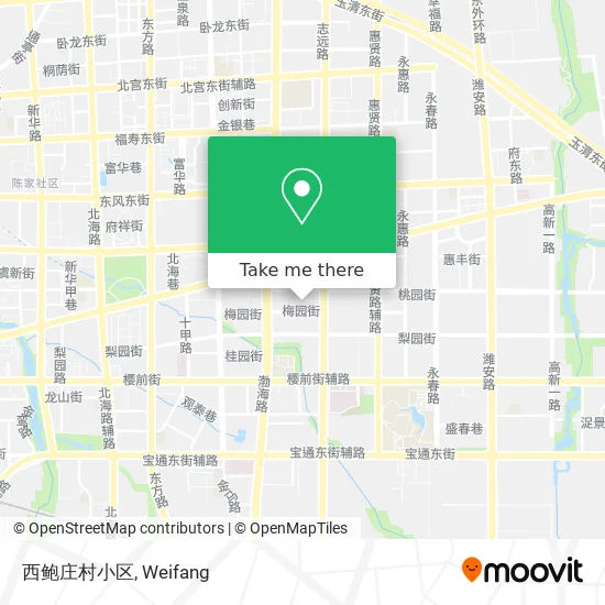 西鲍庄村小区 map