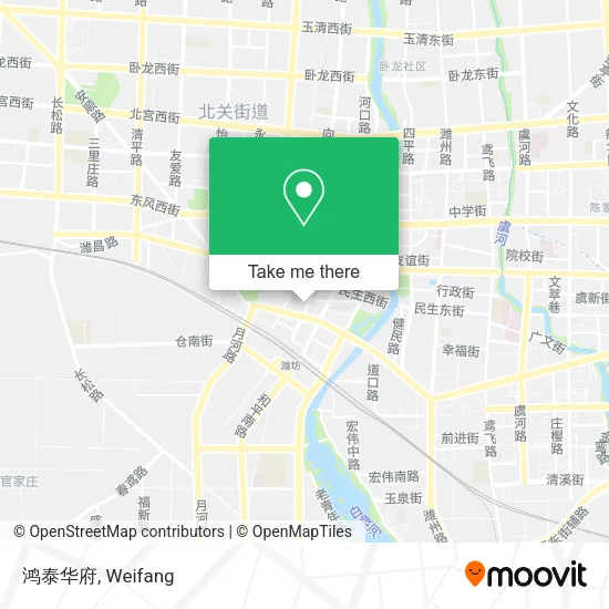 鸿泰华府 map