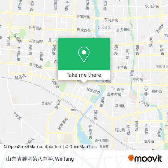 山东省潍坊第八中学 map