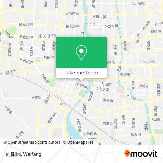 向阳园 map