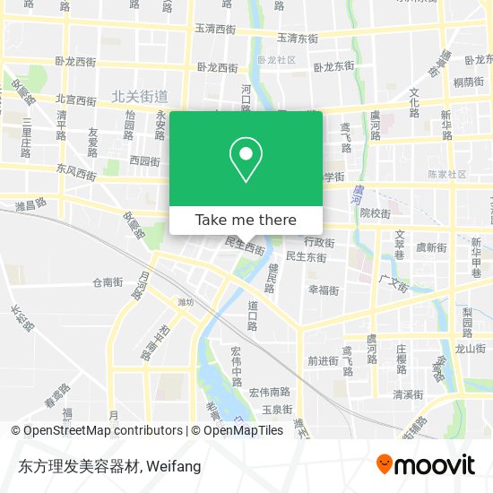 东方理发美容器材 map